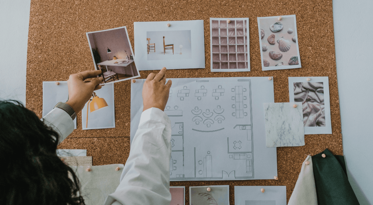 Home staging planning board